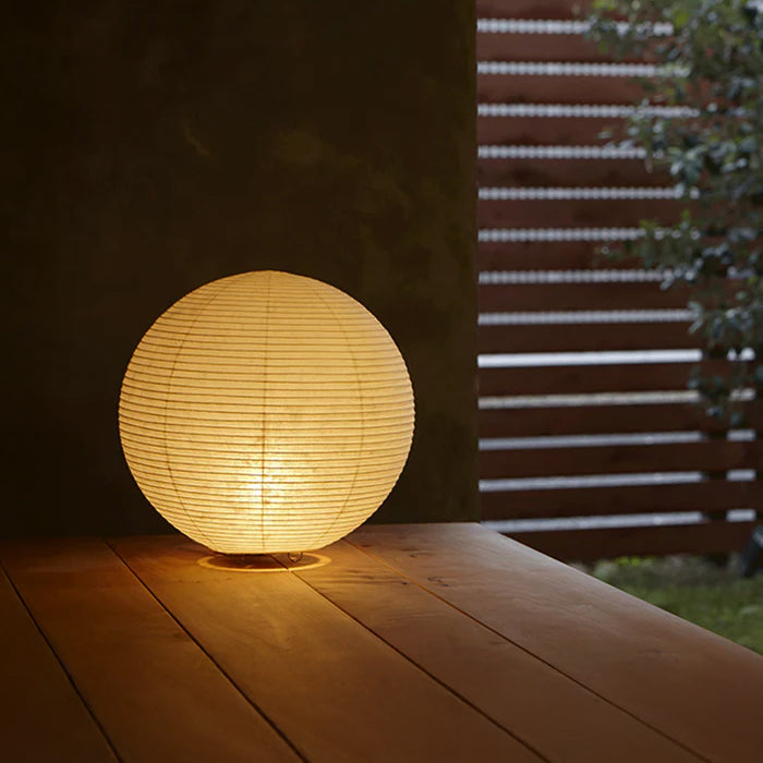 Asano Paper Moon 5 – washi paper table lamp by Shigeru Uchida, photo 1