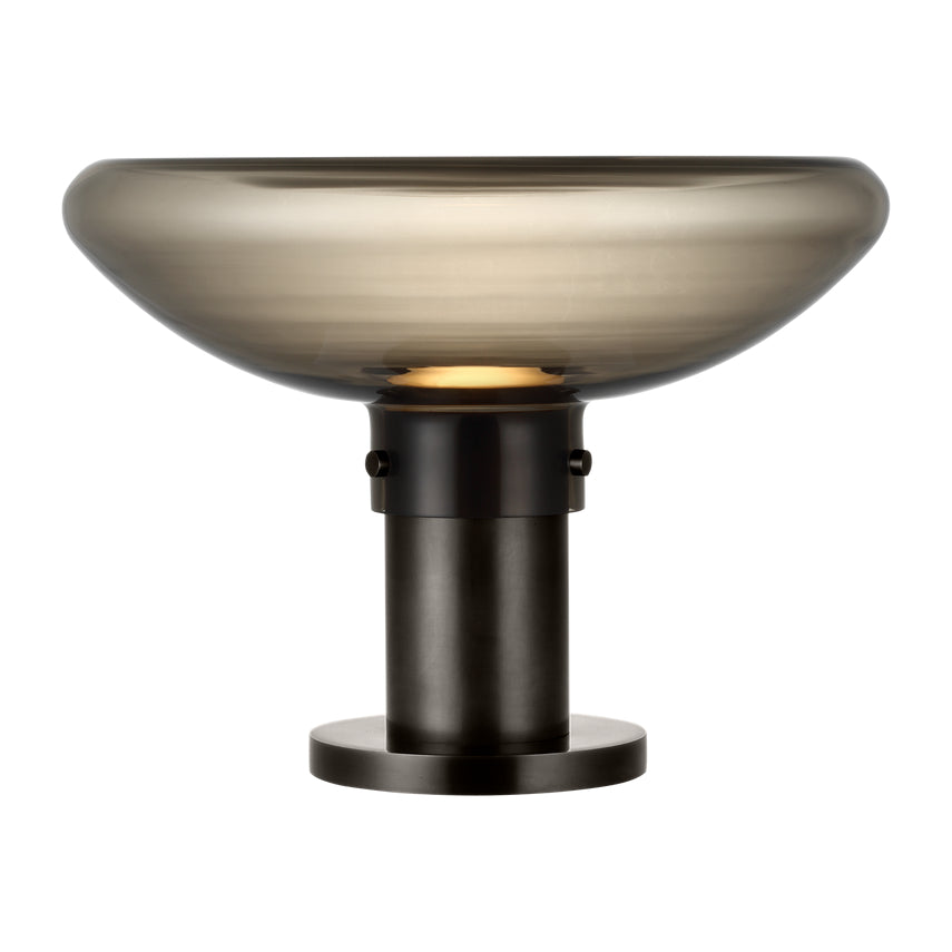 Morgan 16 Brass Bronze Table Lamp Italian Glass LED by Visual & Comfort & Co