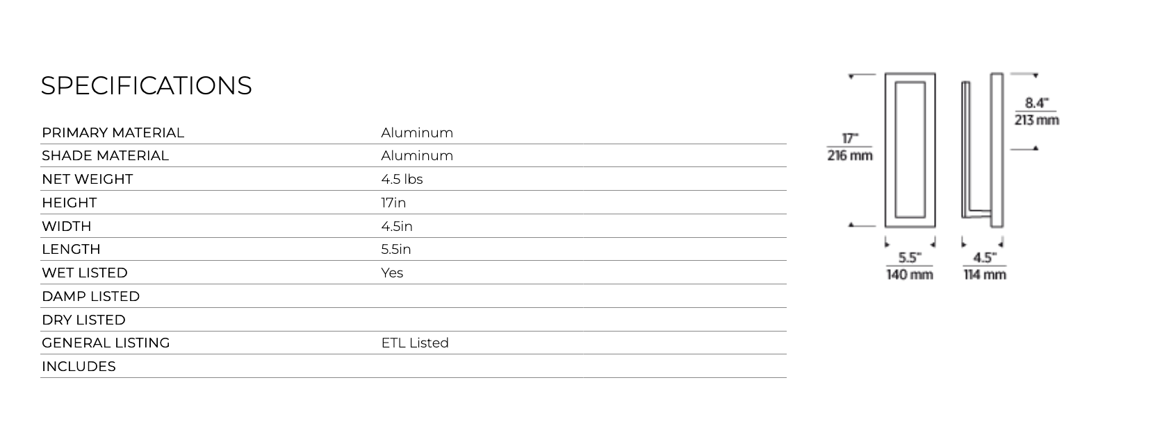 Visual Comfort Nate 17 Outdoor Wall Light 