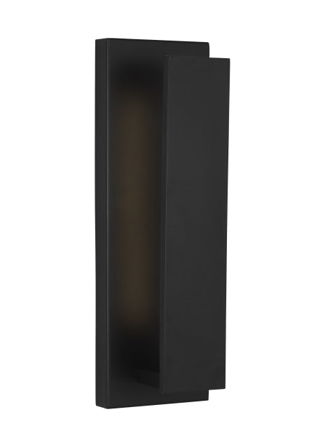 Visual Comfort Nate 17 Outdoor Wall Light Black