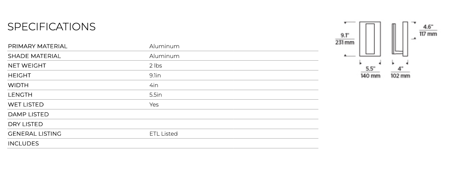 Visual Comfort Nate 700Ownte Outdoor Wall Light Bronze Silver 