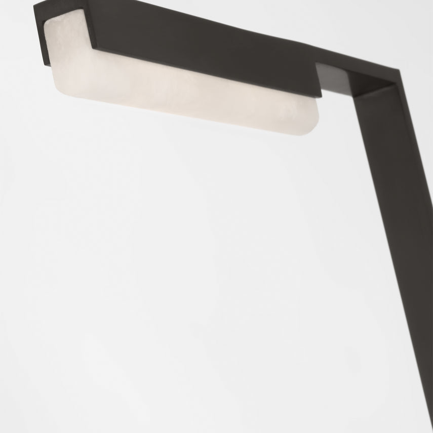 Linea 42 Alabaster LED Floor Lamp Dimmable by Visual & Comfort & Co
