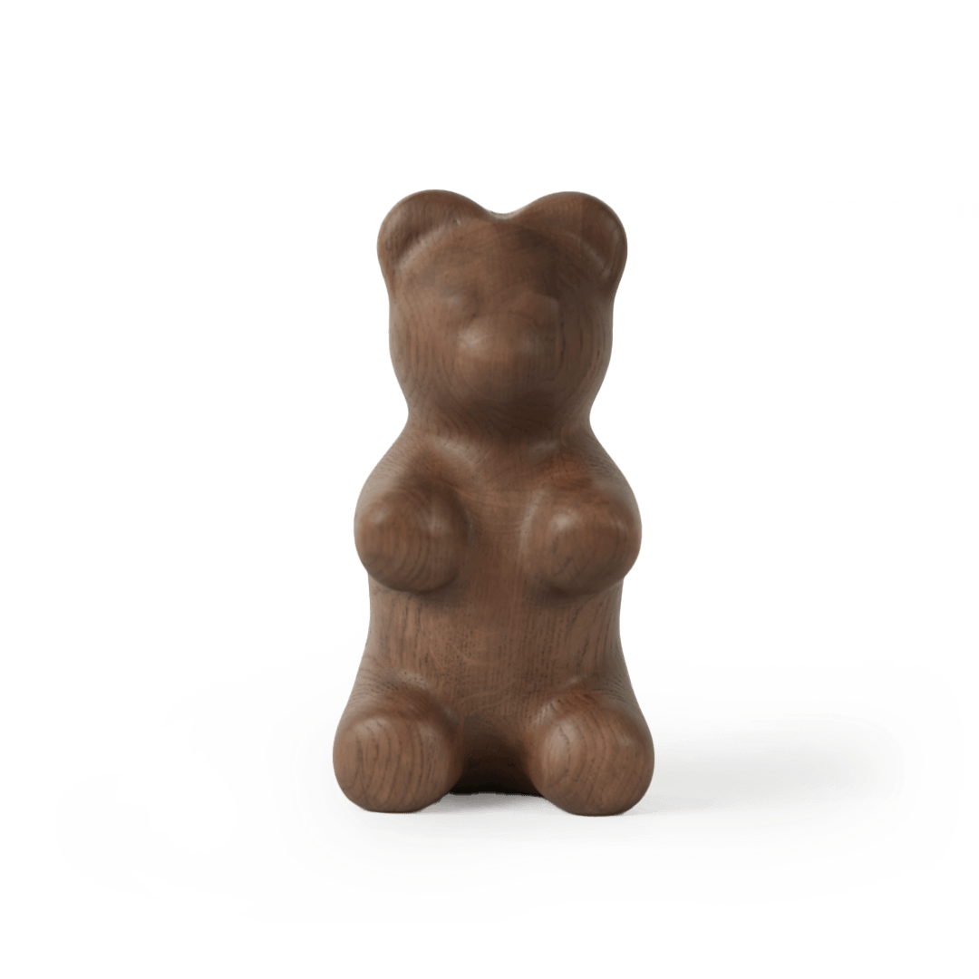 Boyhood Gummy Bear wooden figure in smoked oak, Large (image 3)