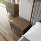 Nova Domus Metcalf Mid-Century Walnut and Grey Bedroom Set
