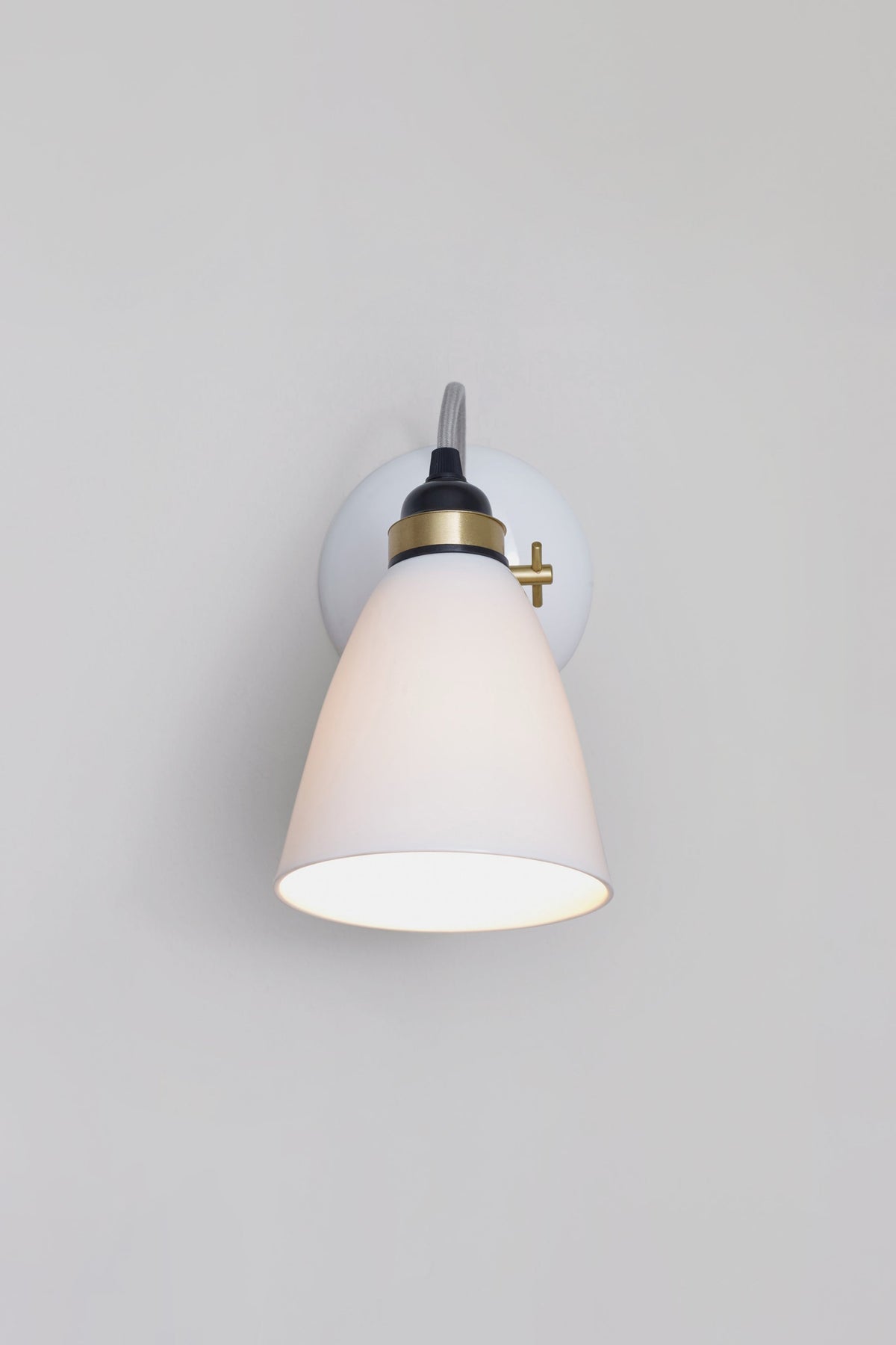 Hector 30 Medium Dome Wall Light by Original BTC (photo 8)