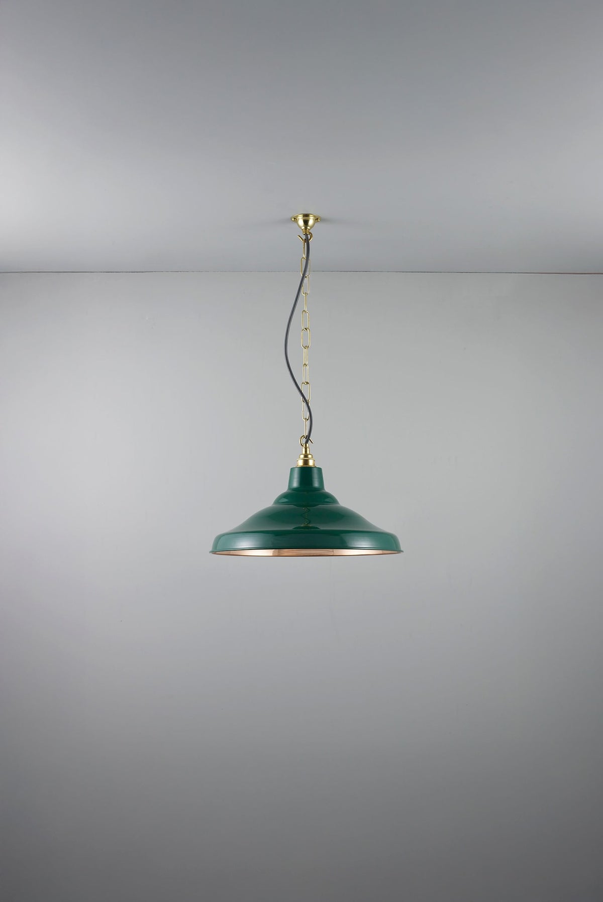 School Light Pendant by Original BTC, Green (photo 6)