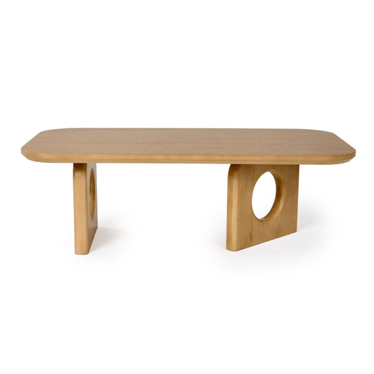 Nova Domus Oshana Modern White Oak Coffee Table