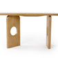 Nova Domus Oshana Modern White Oak Console Table
