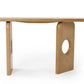 Nova Domus Oshana Modern White Oak Console Table