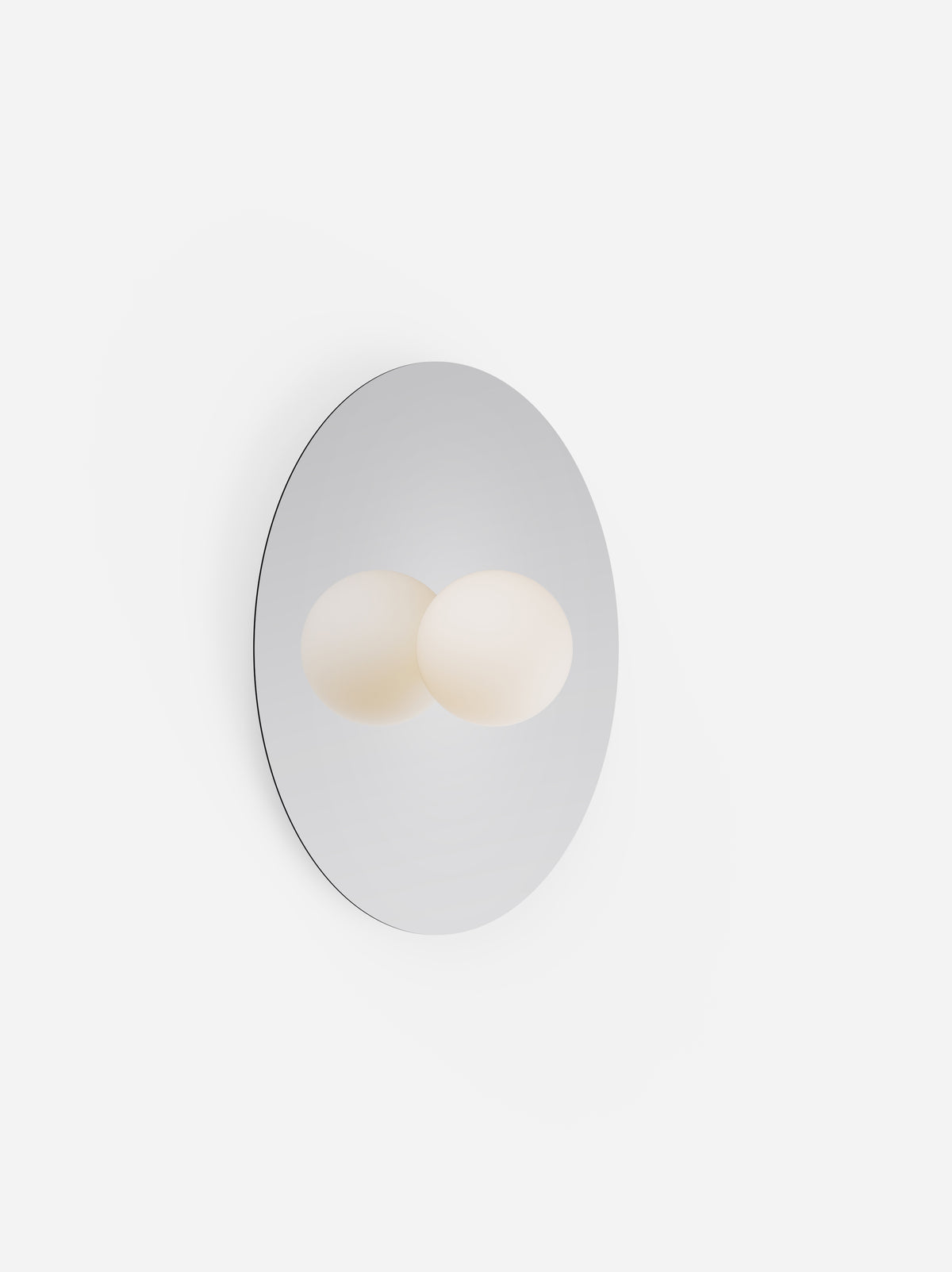 Pablo Bola Disc LED Flush Mount in 22", Chrome