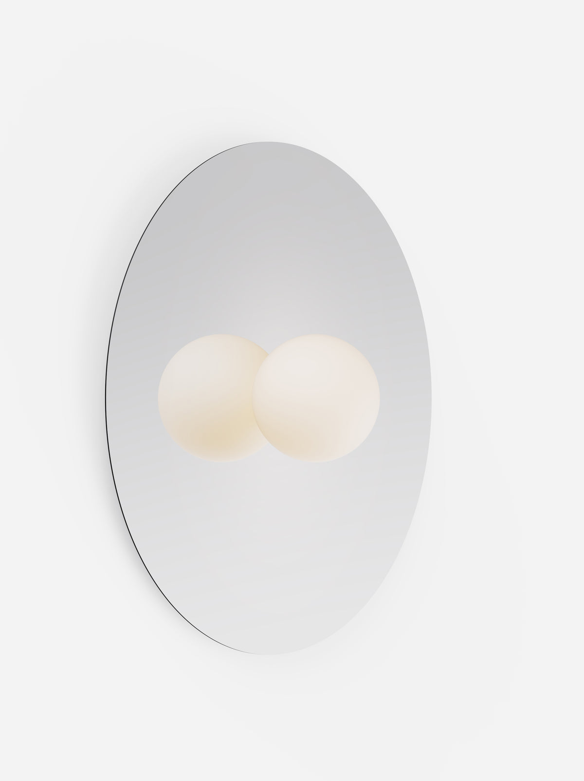 Pablo Bola Disc LED Flush Mount in 32", Chrome