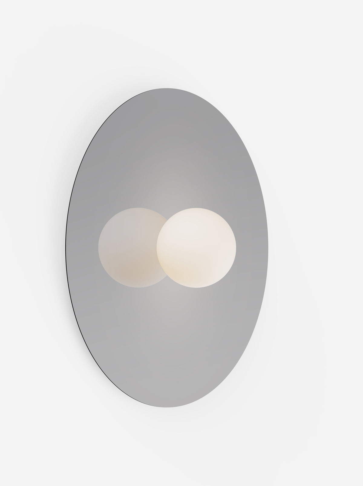 Pablo Bola Disc LED Flush Mount in 32", Gun Metal