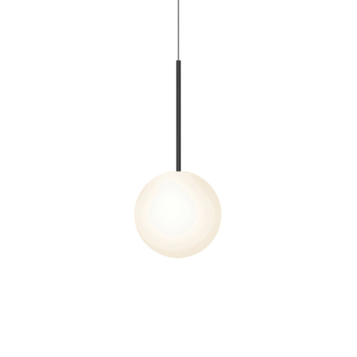 Pablo Bola Sphere LED Pendant in 10" Sphere, Matte Black