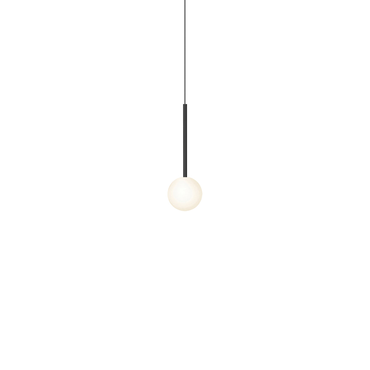 Pablo Bola Sphere LED Pendant in 4" Sphere, Matte Black