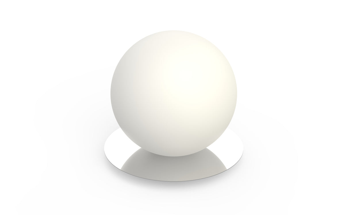 Pablo Bola Sphere LED Table Lamp in 10-inch, Chrome