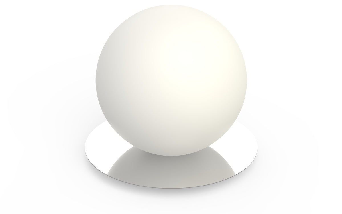 Pablo Bola Sphere LED Table Lamp in 12-inch, Chrome