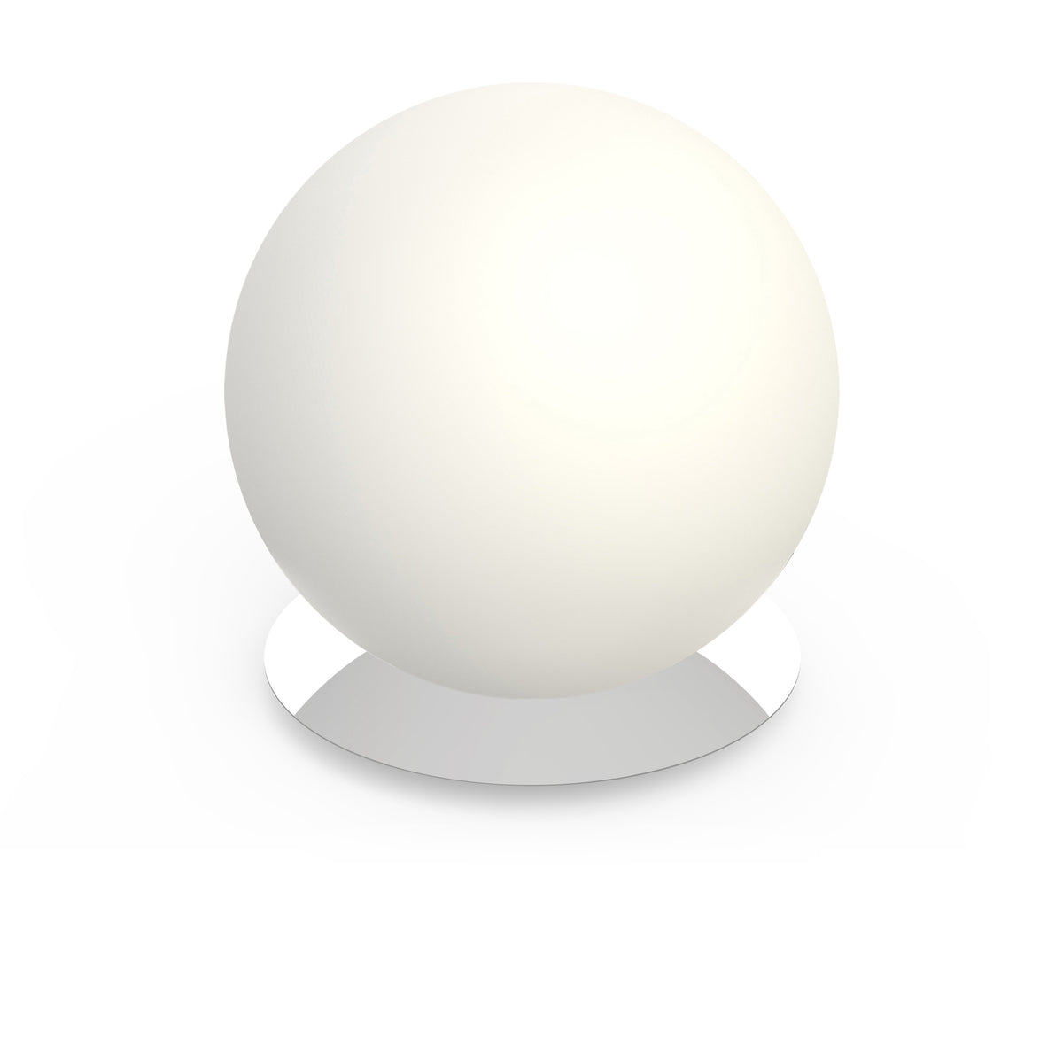 Pablo Bola Sphere LED Table Lamp in 16-inch, Chrome