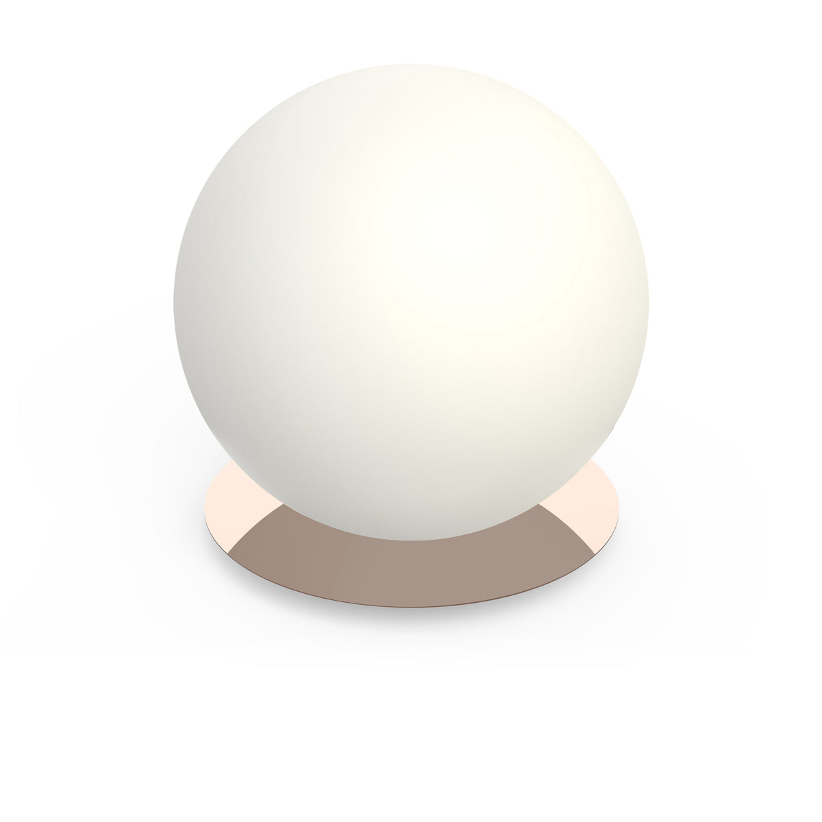 Pablo Bola Sphere LED Table Lamp in 16-inch, Rose Gold