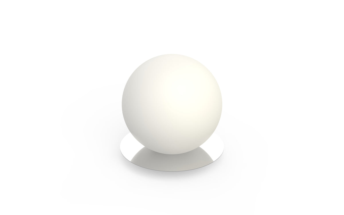 Pablo Bola Sphere LED Table Lamp in 8-inch, Chrome