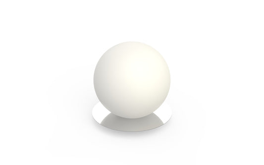 Pablo Bola Sphere LED Table Lamp in 8-inch, Chrome