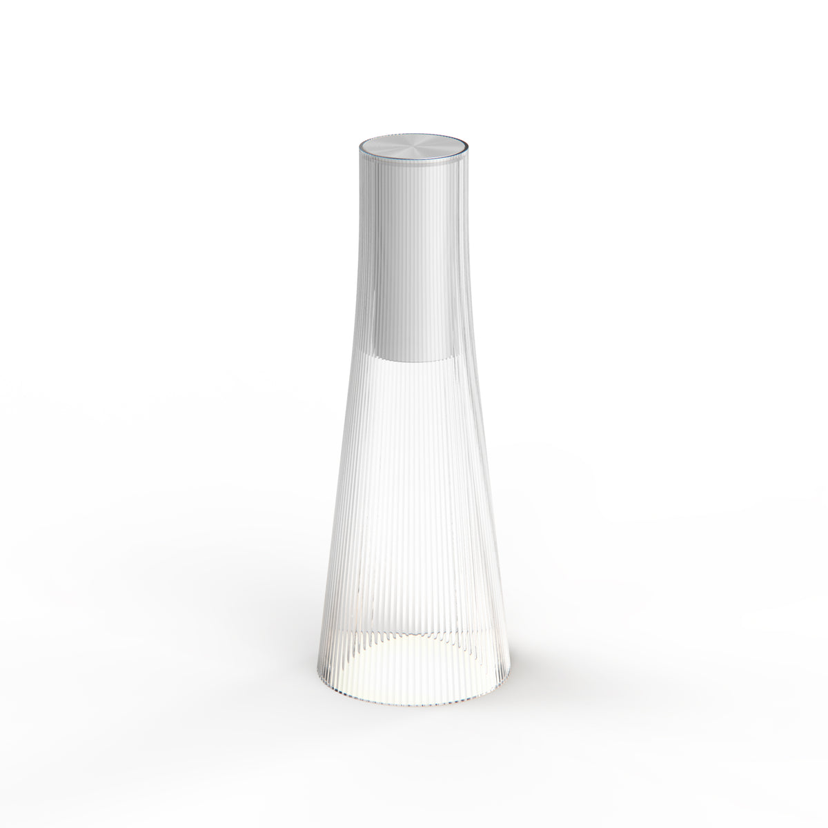 Pablo Candél Portable LED Lamp in Clear, Silver