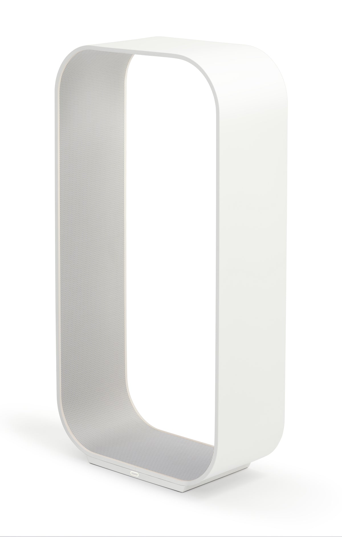 Pablo Contour Large LED Table Lamp in White Exterior, Pearl Interior