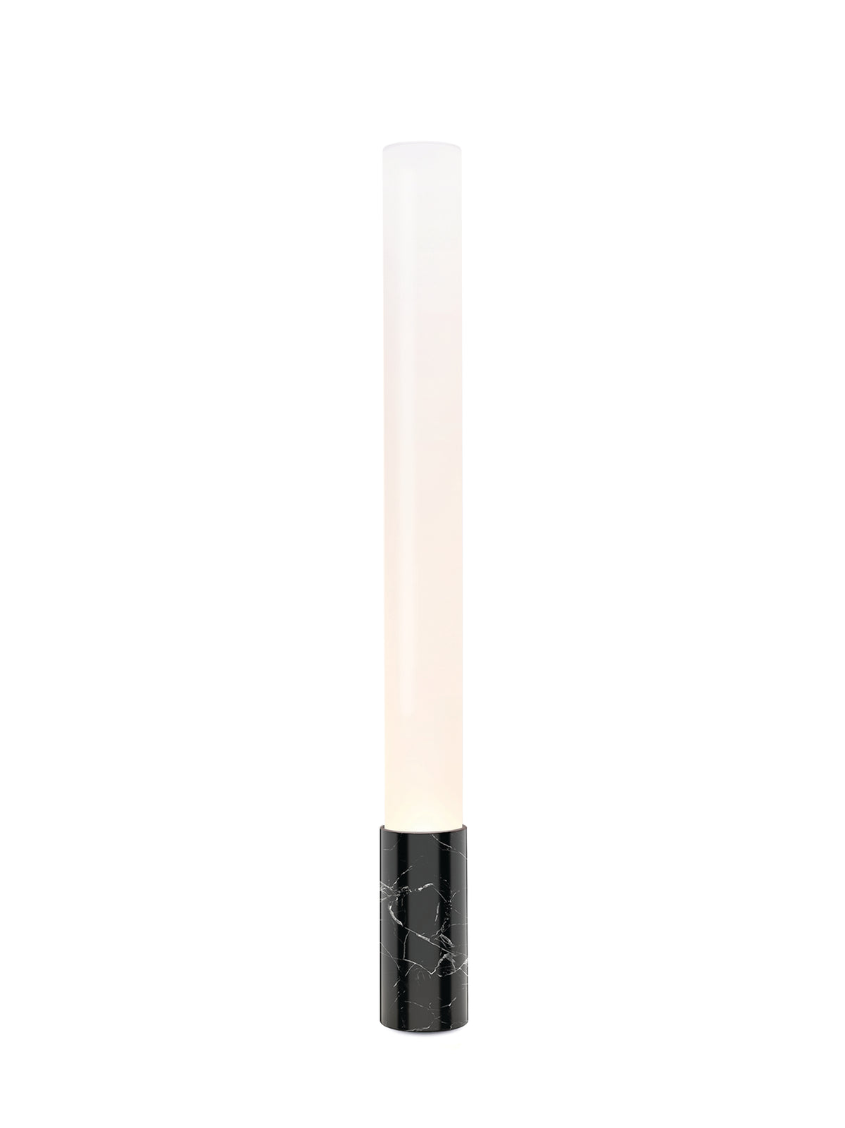 Pablo Elise Floor Lamp in 48" H, Marquina Black Marble
