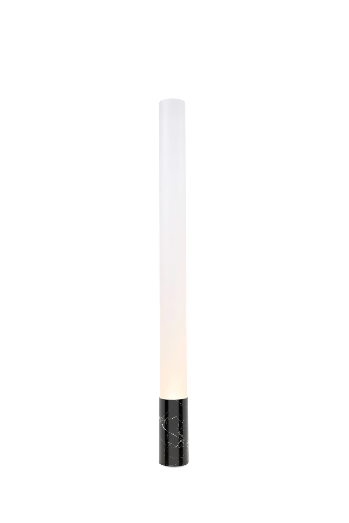Pablo Elise Floor Lamp in 60" H, Marquina Black Marble