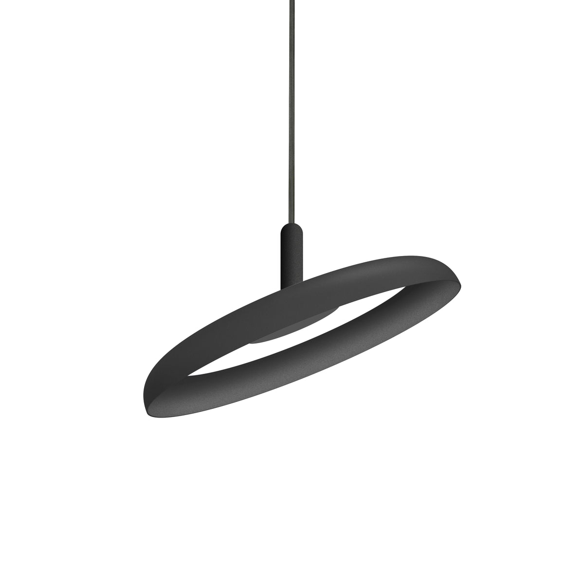 Pablo Nivél Adjustable LED Pendant Light in 15" Graphite with Black