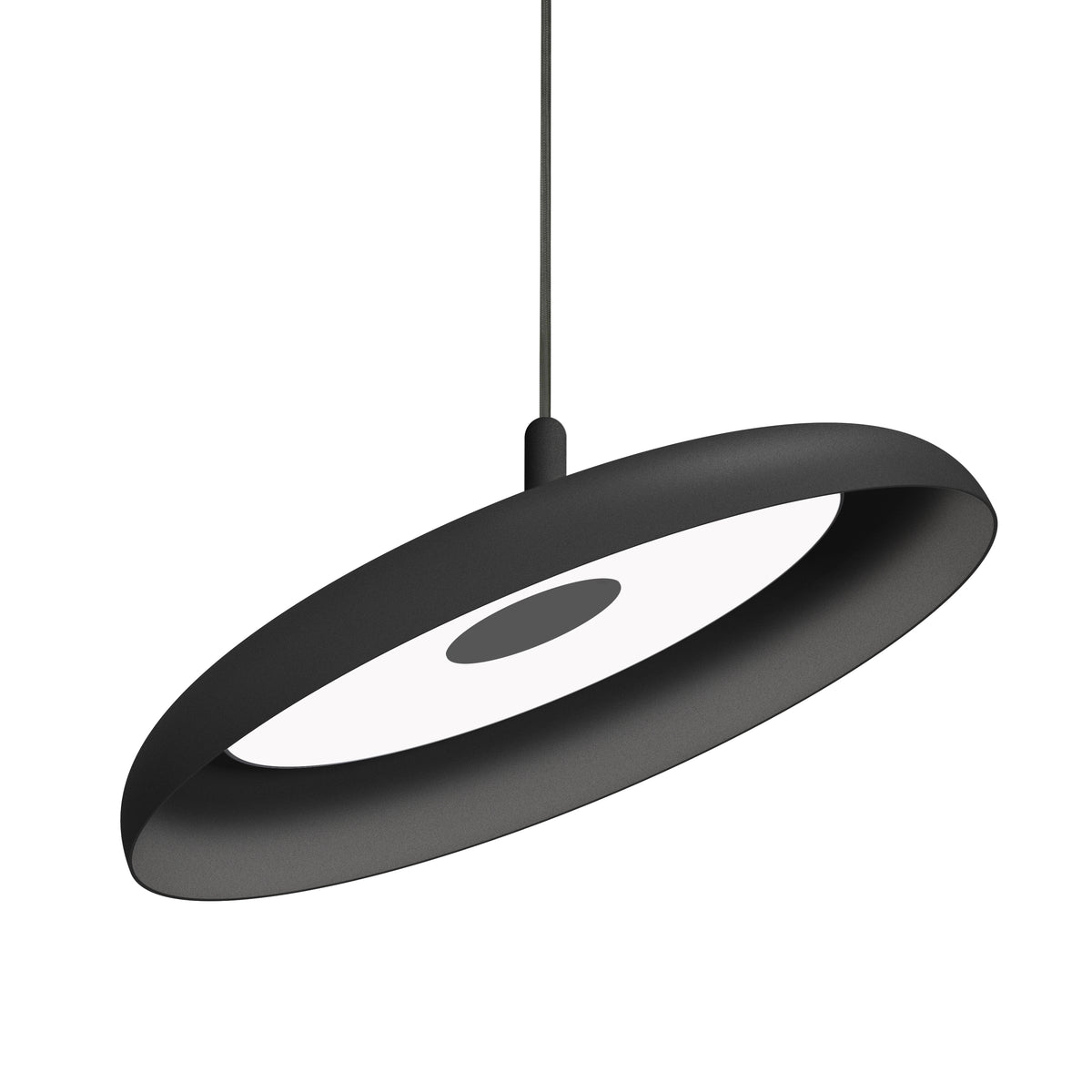 Pablo Nivél Adjustable LED Pendant Light in 22" Graphite with Black