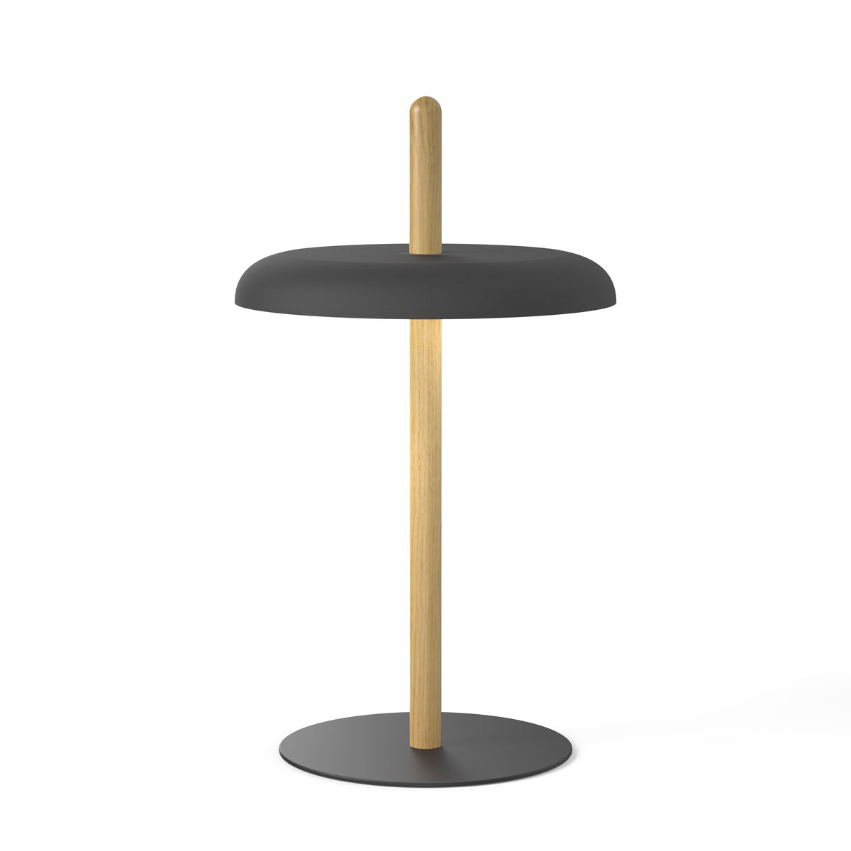 Pablo Nivél Cordless LED Table Lamp in Oak, Black