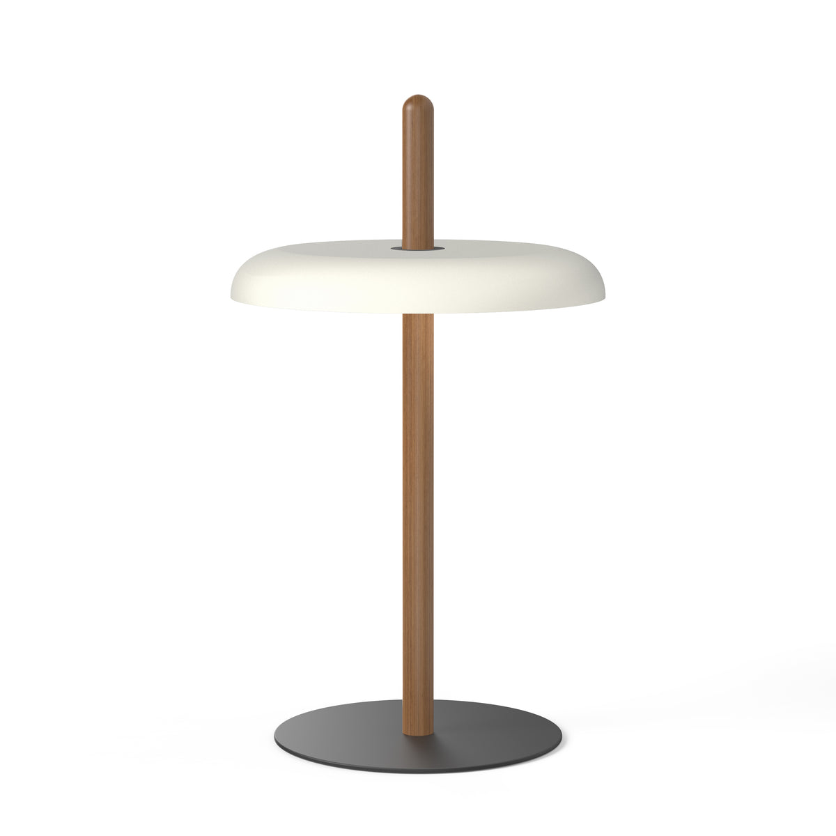 Pablo Nivél Cordless LED Table Lamp in Walnut, White