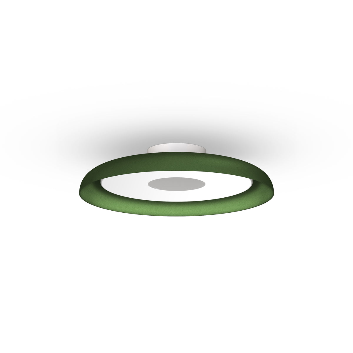Pablo Nivél LED Flush Mount Ceiling & Wall Light in 15" Forest Green