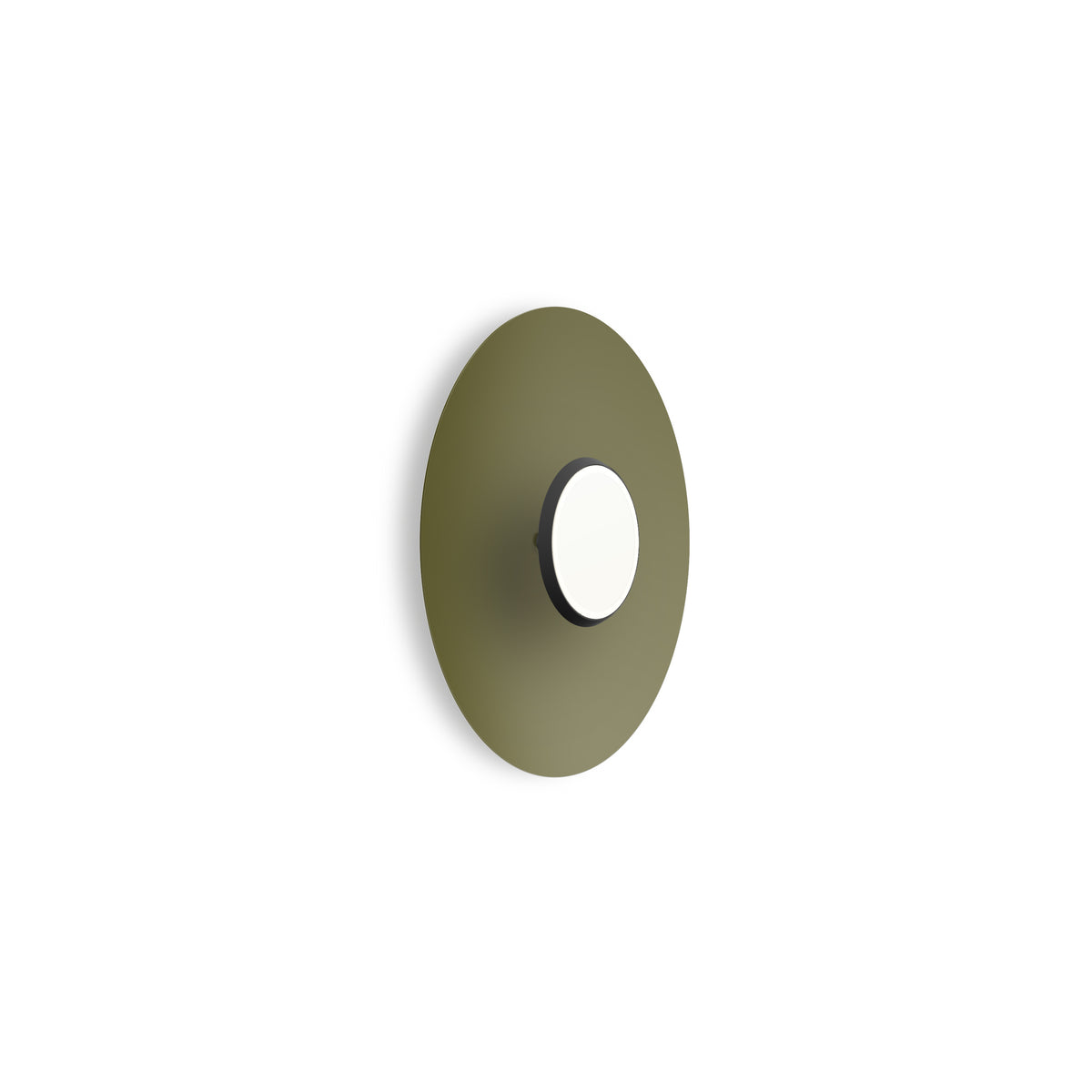 Pablo Sky Dome Flush LED in 18" Matte Black, Moss