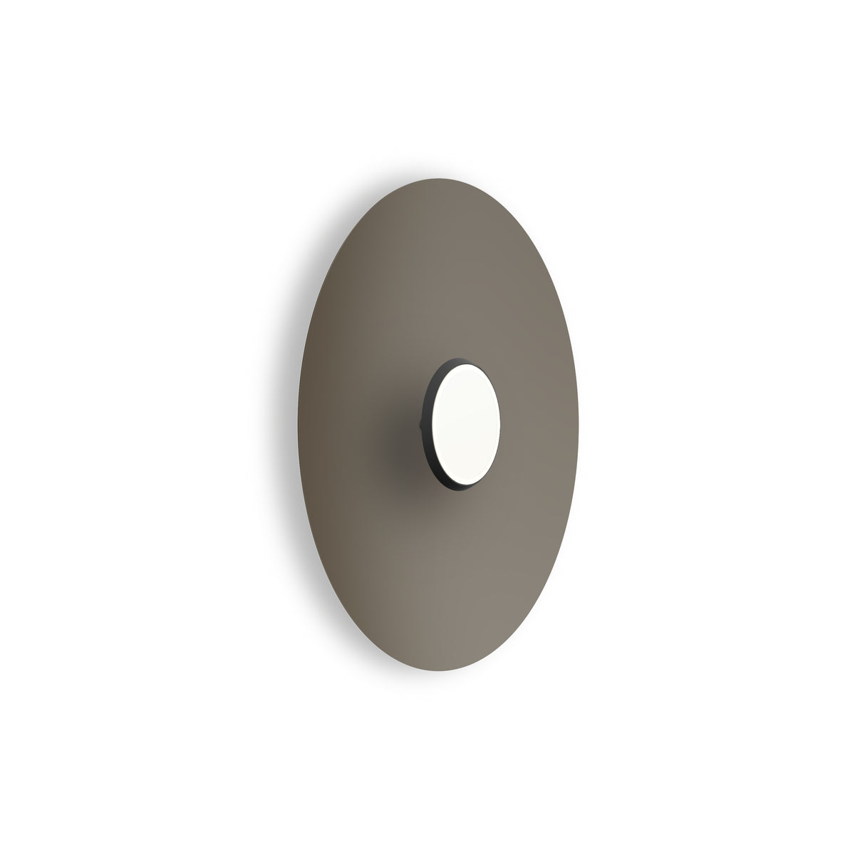 Pablo Sky Dome Flush LED in 24" Matte Black, Taupe