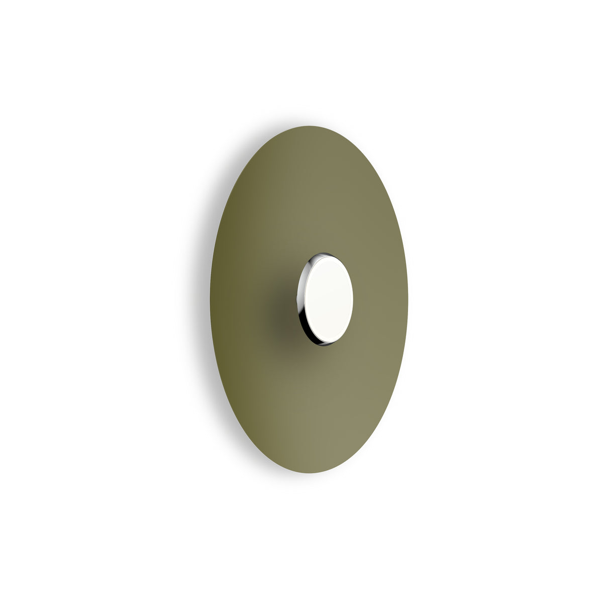 Pablo Sky Dome Flush LED in 24" Polished Aluminum, Moss