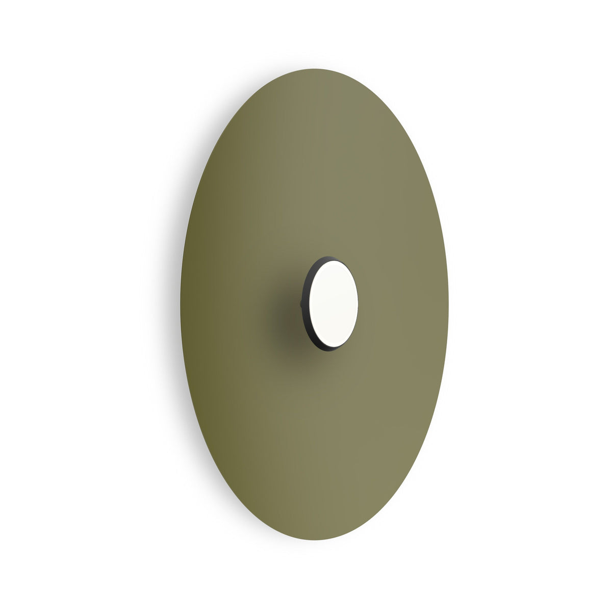 Pablo Sky Dome Flush LED in 32" Matte Black, Moss