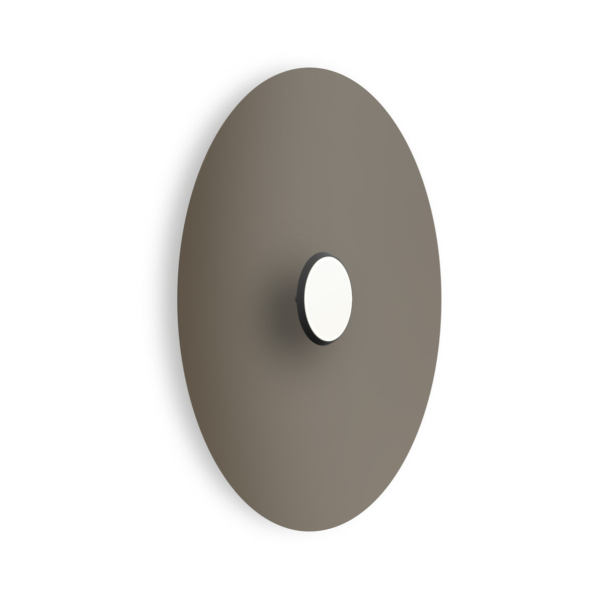 Pablo Sky Dome Flush LED in 32" Matte Black, Taupe