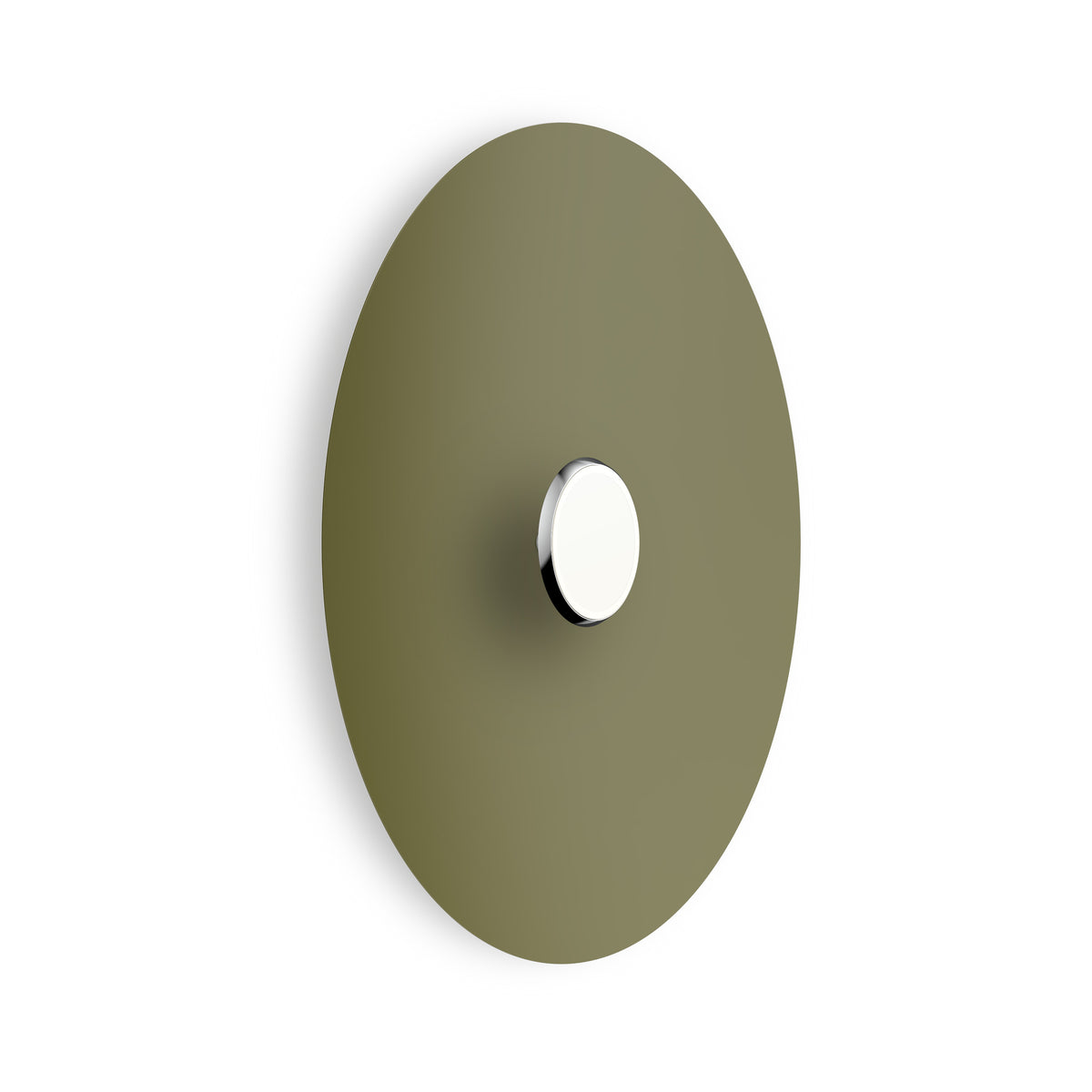 Pablo Sky Dome Flush LED in 32" Polished Aluminum, Moss