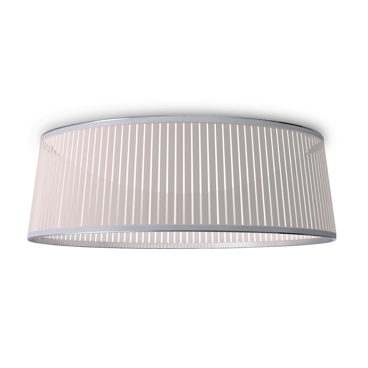 Pablo Solis Drum LED Flush Mount in Solis Drum 36, White