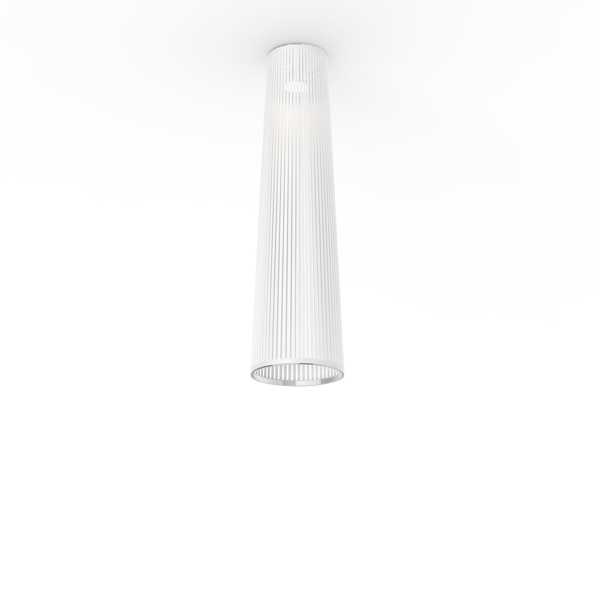 Pablo Solis Flush Mount in 48" H x 13" D, White