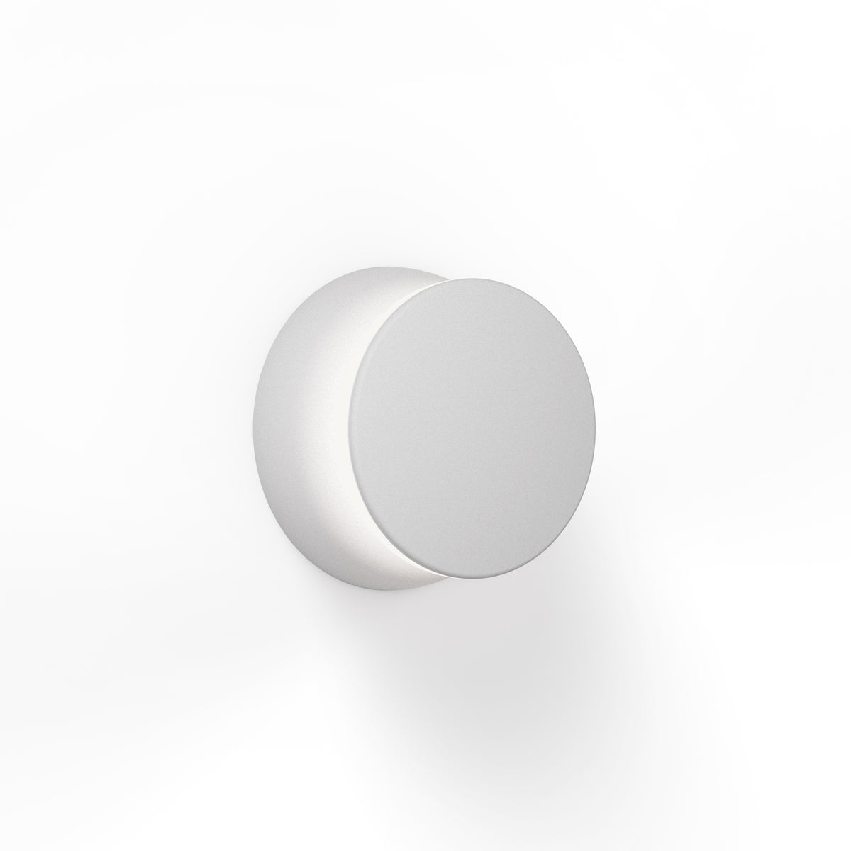 Pablo Totem Puck LED Wall/Ceiling Light in Grey Canopy, Grey Face Plate