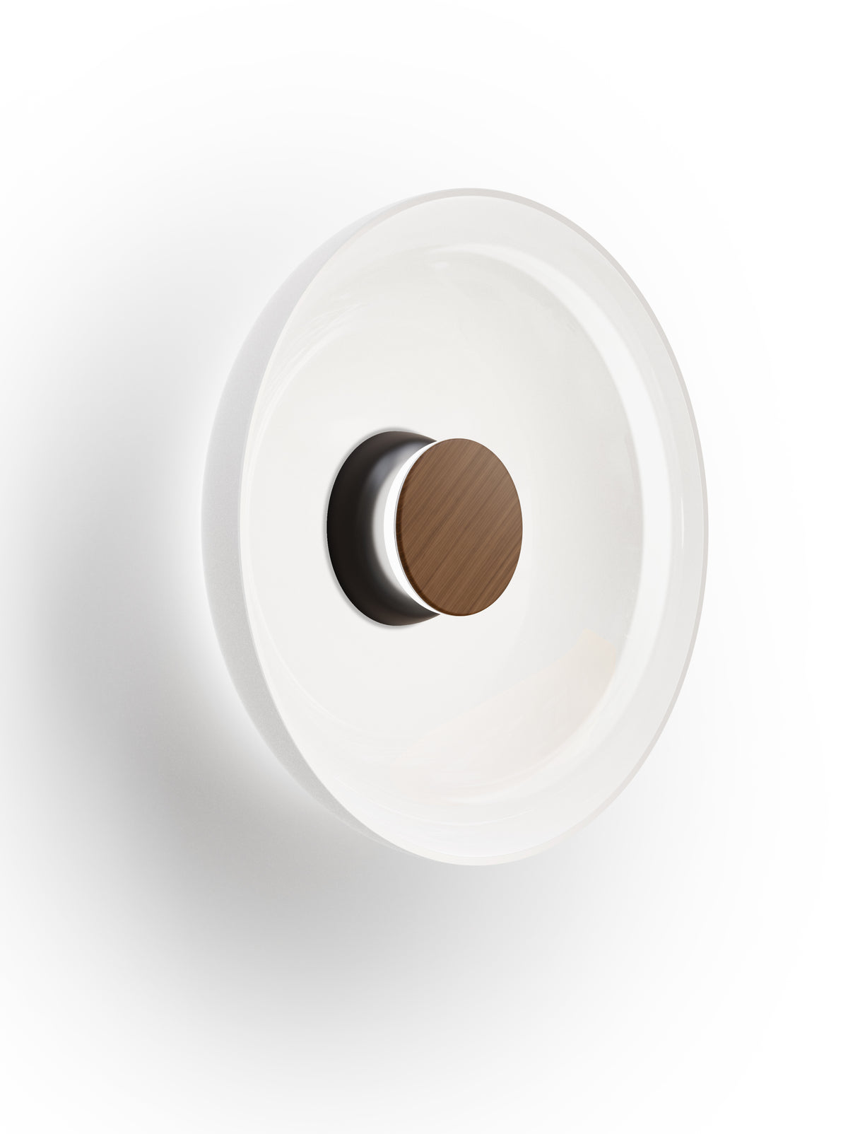 Pablo Totem Sconce Glass C & D in Shade D, Black, Walnut