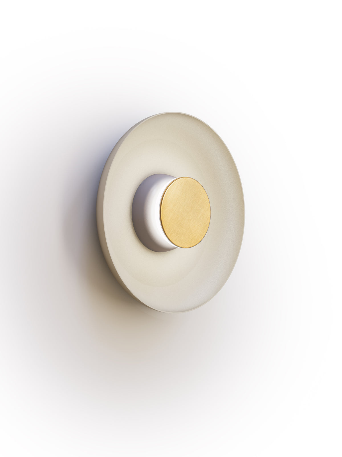 Pablo Totem Sconce Metal LED Wall Light in 12", White, Grey, Brass
