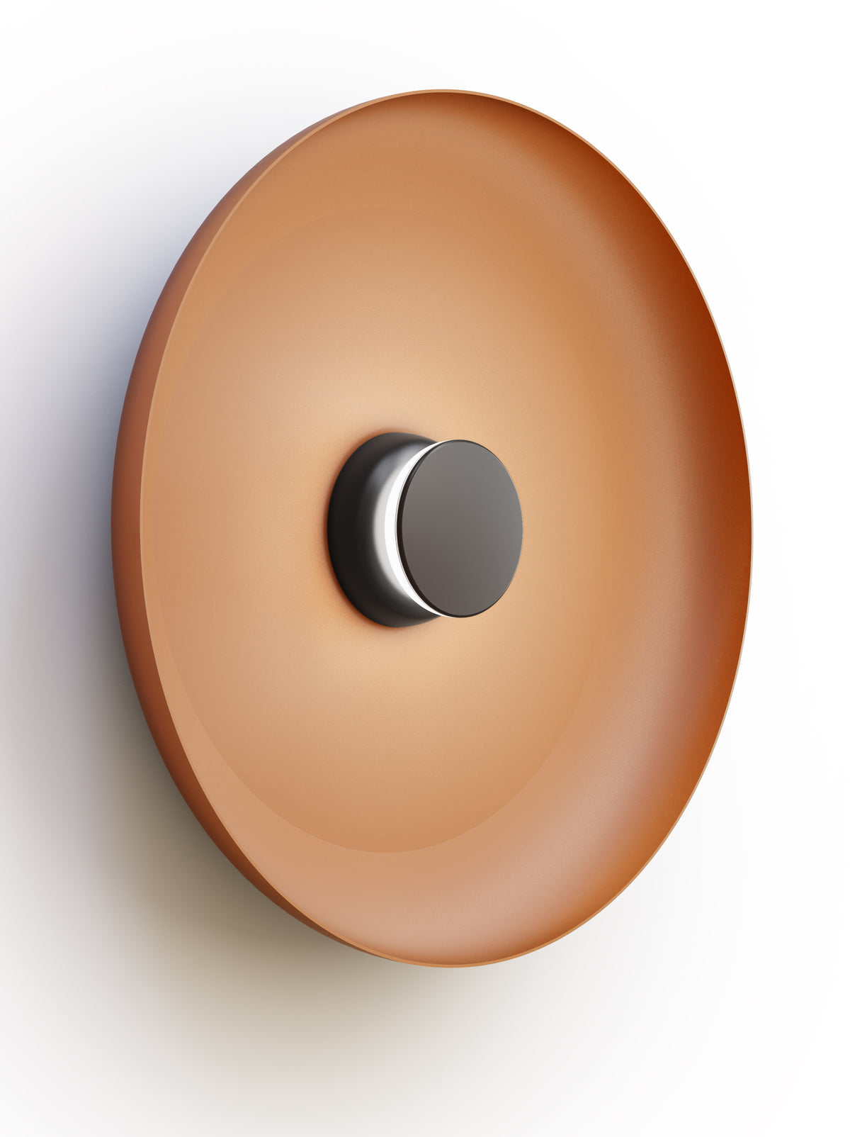 Pablo Totem Sconce Metal LED Wall Light in 22", Terracotta, Black, Black