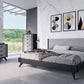 Nova Domus Panther Contemporary Grey and Black Dresser