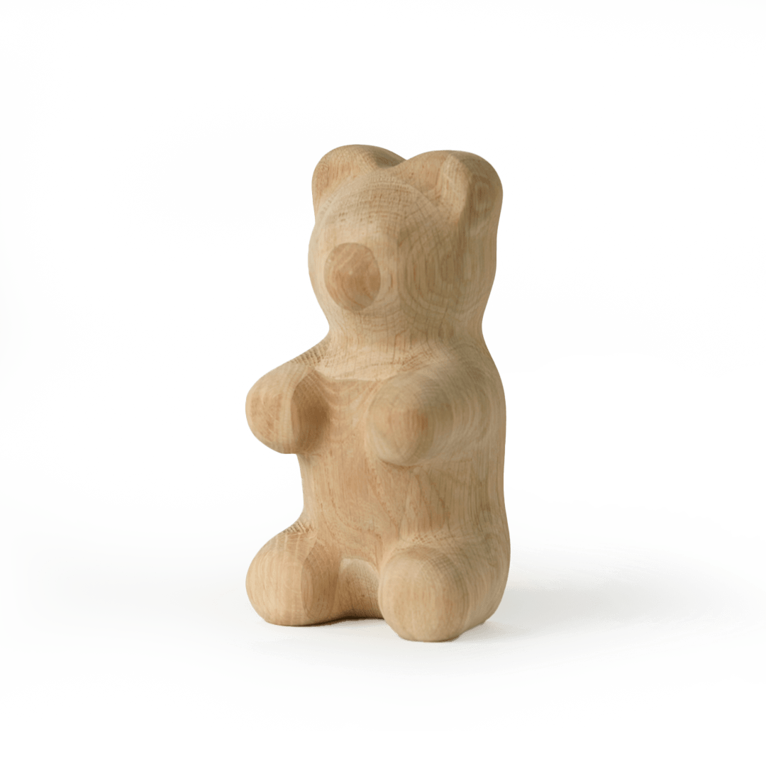 Boyhood Gummy Bear wooden figure in oak, Large (image 5)