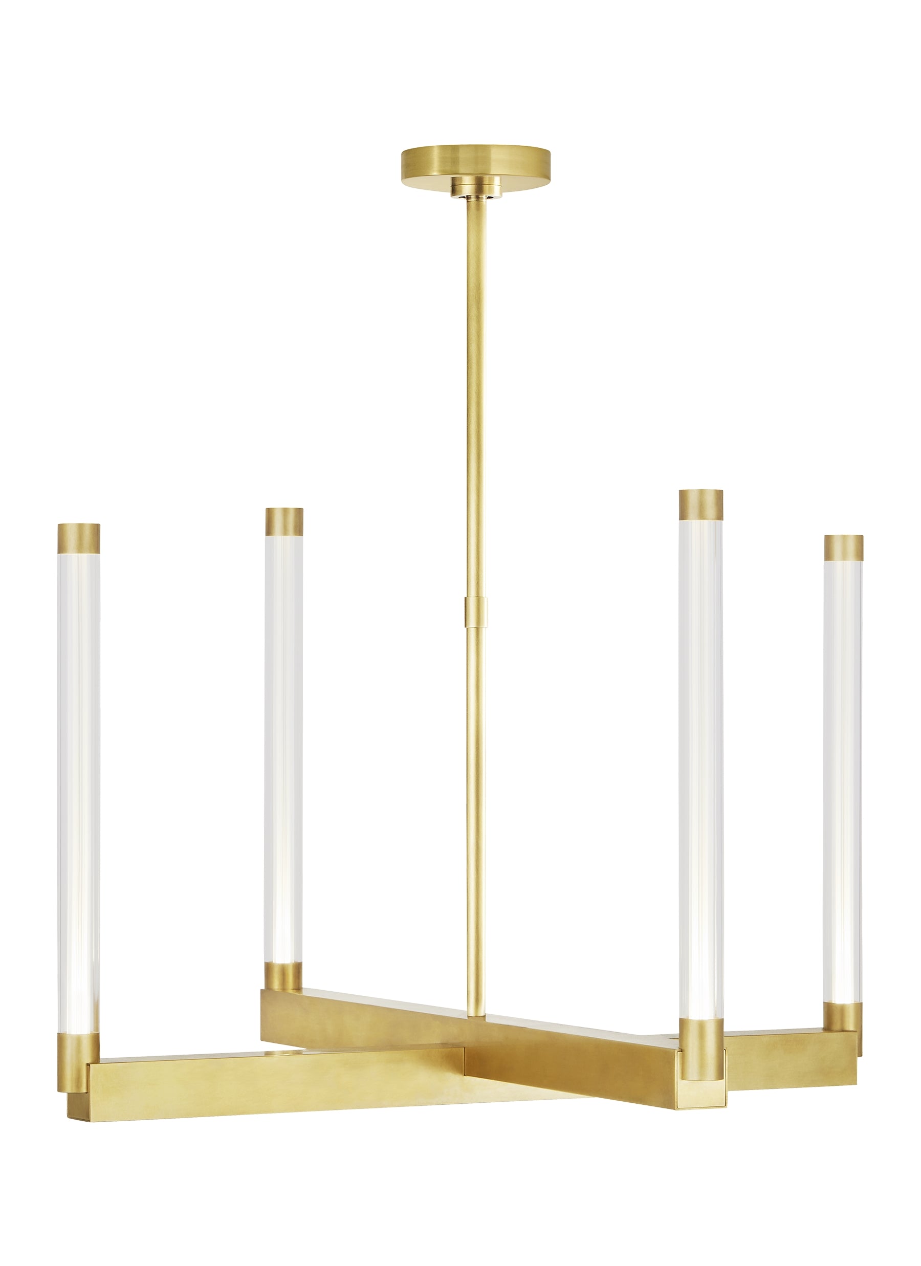 Visual Comfort Brass Bronze Led Chandelier 700Phb24 Phobos Dark Bronze