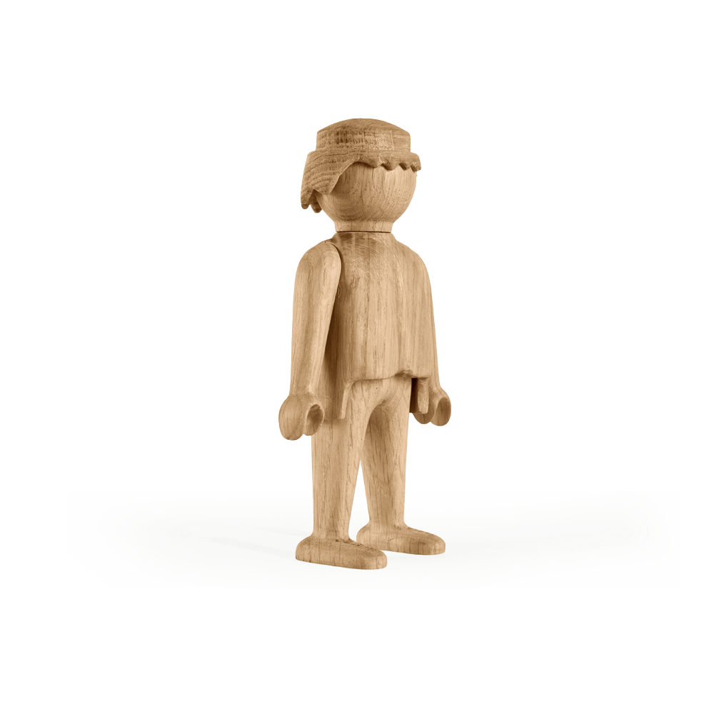 Boyhood Playmobil Man wooden figure in oak, Small (image 20)