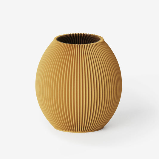 recozy Poke 2 Vase in Golden Orange – 3D-printed vase, photo 1
